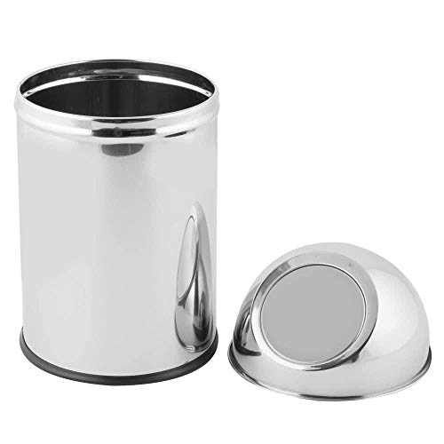 Caneca de Basura de Acero Inoxidable 6.75" para Mesa miniatura 7