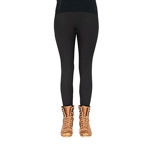 Preisvergleich Produktbild cosey Unisex Bedruckte Bunte Leggings Freizeithose, Schwarz, Plussize