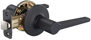 Amazon Basics Manchester Passage Door Lever, Matte Black