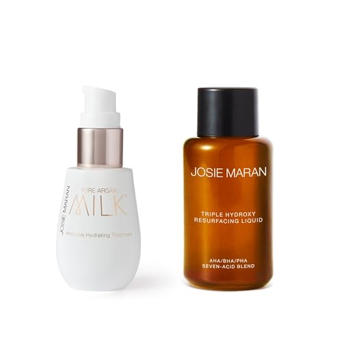 Josie Maran Pure Argan Milk Intensive Hydrating Treament & Triple Hydroxy...