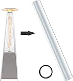 Quartz Glass Tube for Patio Heater, Pyramid Outdoor Heater Replacement Parts - 49.5' Tall 4'...