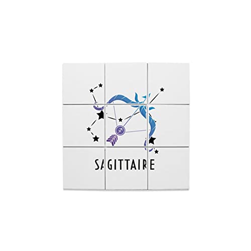 Carreaux Céramique Sagittaire cadeau anniversaire astrologie
