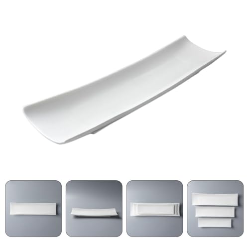 Plato rectangular de cerámica para sushi 28 cm miniatura 7