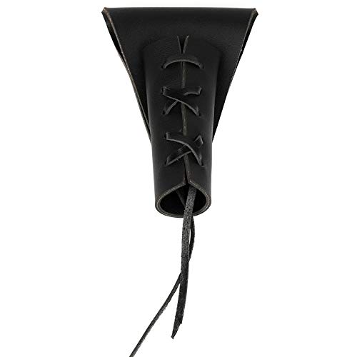 Clearumm Medieval Leather Sword Dagger Frog Flintlock Case For Knight Assassin Warrior Pirate Costume Cosplay (Frog-1) #TOP2