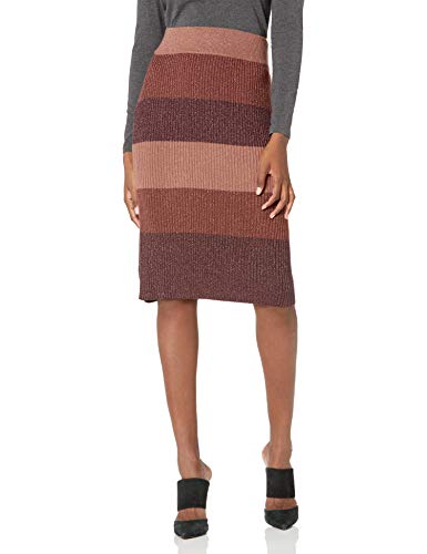 Paige Women's Arken High Waist Midi Co-Ord Skirt, Grape Multi, S #TOP5