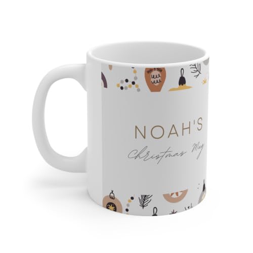 Image of BESSE Personalized Coffee Mug - Custom Photo Mug with Picture, Name & Text, 325ml (11oz) Ceramic Cup - Unique Gift for Mom, Dad, Him, Her - Diwali, Birthday, Return Gift