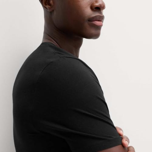 Image of Marks & Spencer Mens Solid Cotton Crew Neck Regular Fit T Shirt