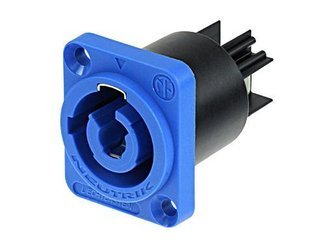 Markstein PowerCon Neutrik NAC3MPA 1 Einbaukupplung blau