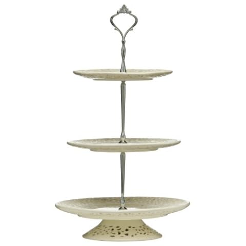 Premier Housewares 3 Tier Ceramic Cake Stand Cover