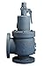 6" Kunkle Pressure Relief Valve 6252KQP01-AS0025 250# Flg Iron, 25 PSI Steam ASME Sec I