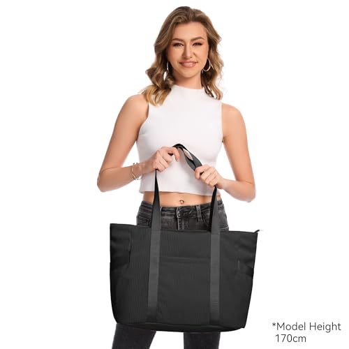 Bolso Tote de Pana con Cierre Casual para Mujer miniatura 3