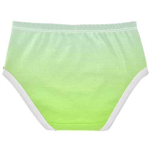 Joisal Elegant Blue Green Yellow Gradient Toddler Girls Underwear 2t Cotton Girl Panties Cute Designer Briefs Kids Undies2