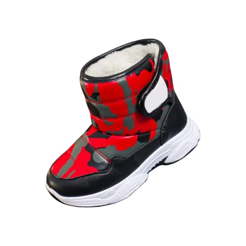 Kids Chunky Warm Snow Boots Boys Girls Winter Water𝗽roof Outdoor Slip 𝗥esistant Cold Weather Comfy Soft Shoes