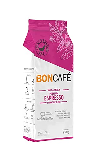 Boncafe 100% arabica espresso signature blend 250gm