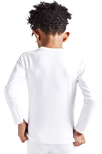 COOLOMG Youth Boys & Girls Thermal Compression Shirt Long Sleeve Fleece Baselayer Football Baseball Soccer Undershirt2