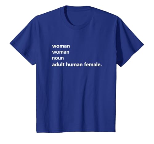 Woman Noun Adult Human Female Best Definition Women Meaning T-Shirt, Youth, Royal Blue, 2T