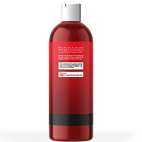 Raw Apple Cider Vinegar Shampoo – Clarifying Hair Growth Shampoo for Oily Hair – Sulfate Free Organic ACV Shampoo for Fine Hair – Natural Hair Care for Men and Women with Keratin and Jojoba Oil 8 oz - Thumbnail 2