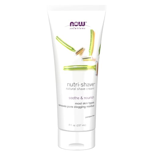 NOW Solutions, Nutri-Shave, Shave Cream, Removes Pore Clogging Residue, Reduces...