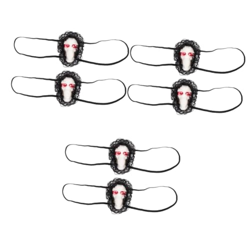 Abaodam 3 Pares Ciclope Do Baile Adereços De Halloween Decoração De Halloween Tapa-olho Cosplay Tapa