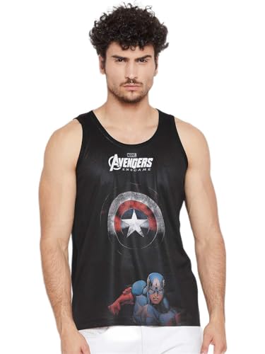 Image of Marvel Avengers by Wear Your Mind Men's Printed Regular Fit Vest