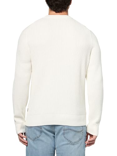 BOSS Men's Basket Weave Knit Pullover Lightweight Sweater2