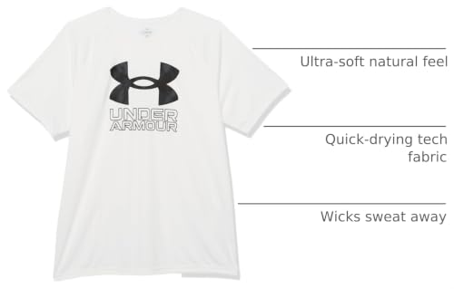 Image of Under Armour Boys' Tech Hybrid Printed Fill Short-Sleeve T-Shirt