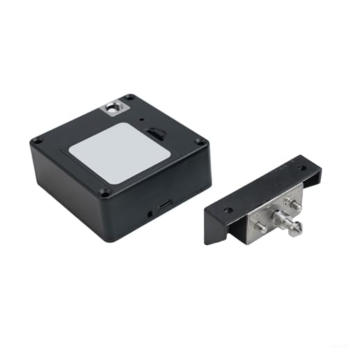 per Smart Lock NFC invisibile, Keyless Legno Porta IC Card Serratura Elettronica, Telefono Cellulare NFC Cassetto Armadio Serratura Senza Foratura 2 Carte