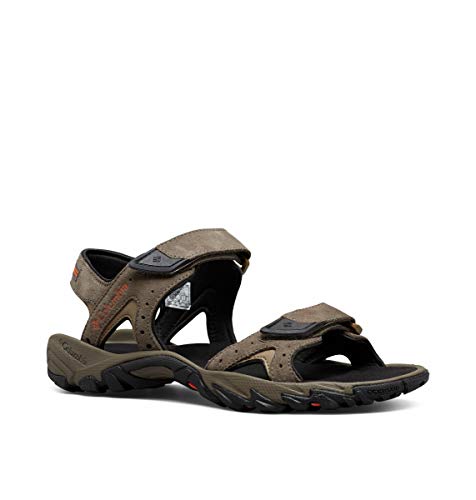 Columbia Men's SANTIAM 2 Strap Sport Sandal, mud, Heatwave, 10 Regular US