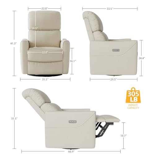 Sillón Plegable de Cuero PU Blanco miniatura 2