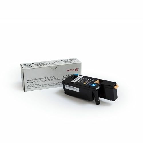 Xerox Phaser 6020/6022 / Workcentre 6025/6027 Cyan Standard Capacity Toner-Cartridge (1,000 Pages) - 106R02756