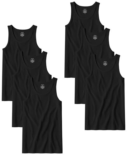 Andrew Scott Men's Cotton A-Shirt Tanks | 100% Cotton Tank Tops