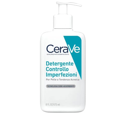 CeraVe Detergente Controllo Imperfezioni, Per Pelle Grassa Acneica, 473 ml