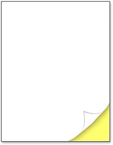 TownStix 30 Sheets, Printable White Sticker Paper, Laser/Inkjet Printing - Matte, Letter Size (8.5" x 11")