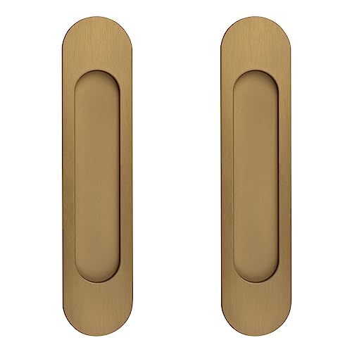 MOROBOR 18CM Self-Stick Oval Sliding Door Pulls