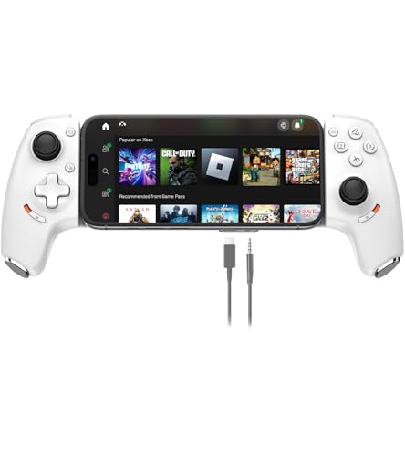 arVin Mobiler Gamepad-Controller für Android und iPhone 16/15 Serie (USB-C), unterstützt App-Tastenzuordnung, 3,5 mm Headset-Anschluss, Turbo, Makro-Taste, Hall-Joysticks, Cloud-Gaming, Streaming auf arVin Mobiler Gamepad-Controller für Android und iPhone 16/15 Serie (USB-C), unterstützt App-Tastenzuordnung, 3,5 mm Headset-Anschluss, Turbo, Makro-Taste, Hall-Joysticks, Cloud-Gaming, Streaming auf