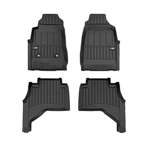 FROGUM ProLine 3D Tapis de Sol Voiture exclusifs en Caoutchouc pour Isuzu D-Max II 2011-2019 | Les Bords Les Plus Hauts