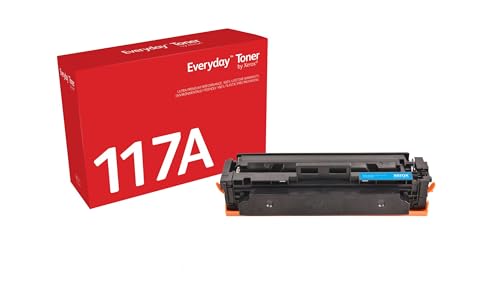 Toner Everyday Cyan Compatible avec HP 117A (W2071A), Capacité Standard