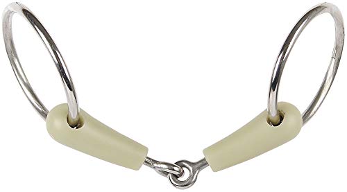 Mors de bride pomme cassé Harry's Horse en inox 19 mm pour embouchure de cheval