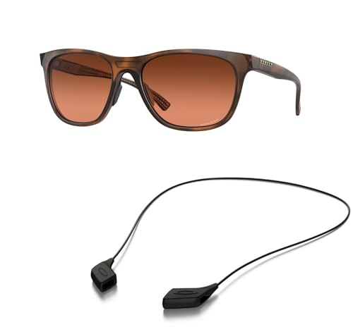 Oakley OO9473 Sunglasses Bundle: OO 9473 947303 Matte Brown Tortoise and Large Black leash Accessory kit2