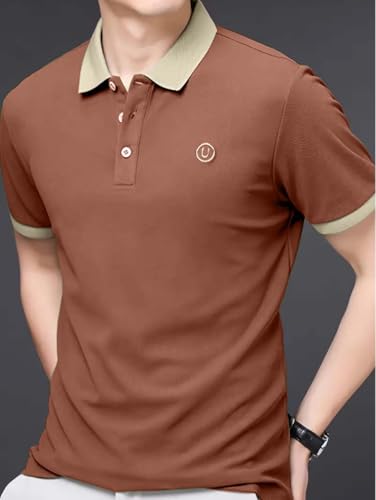 Image of Lymio Polo T Shirt for Men || T Shirt for Man || Collar T Shirt Style Men (Packs Also Available) (Polo-44-47)