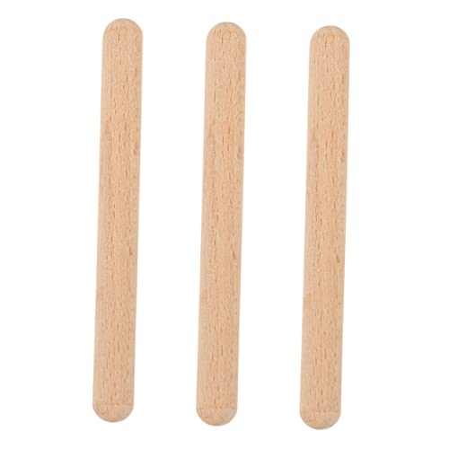 BESPORTBLE 3pcs Beech Erhu Mutes Durable Practice Accessories for Sound Control Khaki Erhu Silencers for Volume Reduction Easy Installation Material