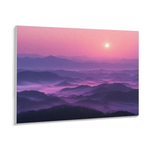 数字油絵 ラッセン 静かな日の出の眺め デジタル油絵 数字キットによる絵画 DIY絵 手塗り 美しい自然の風景 魅惑的な色彩の風景 数字キット塗り絵 壁飾り ホーム オフィス装飾 数字塗り絵 手工芸 初心者 大人 子供 贈り物 50×40cm