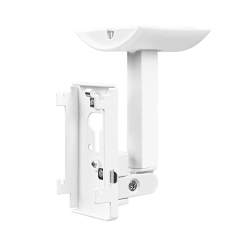 Speaker Wall&Ceiling Mount for Bose UB-20,UB-20 Series II Speaker Wall Mount Bracket for Bose Cube Speakers/Lifestyle/CineMate/Surround/SoundTouch/Acoustimass Home System Tilt&Swivel Adjustable(White)