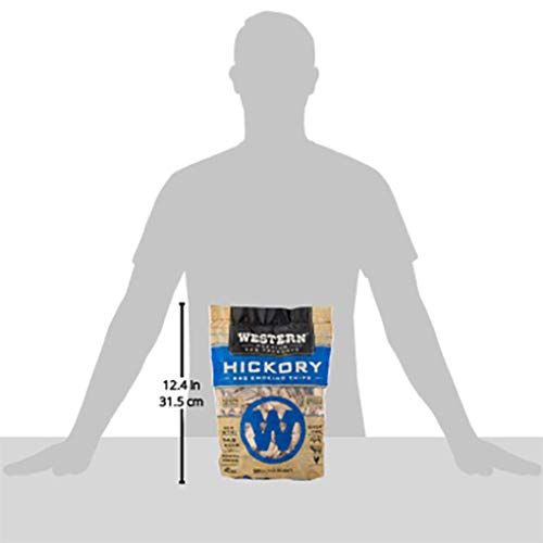 Western Premium BBQ Products Hickory BBQ Smoking Chips, 180 cu in - Thumbnail 5