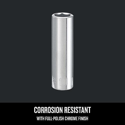 Image of CRAFTSMAN Deep Socket, Metric, 1 /4-Inch Drive, 10mm, 6-Point (CMMT44407)
