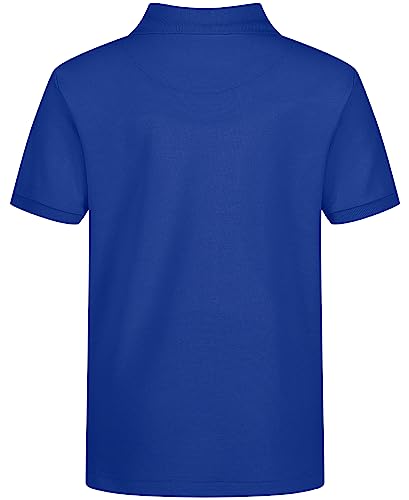Polo piqué garçon Nautica bleu roi idéal pour la rentrée des classes - 2