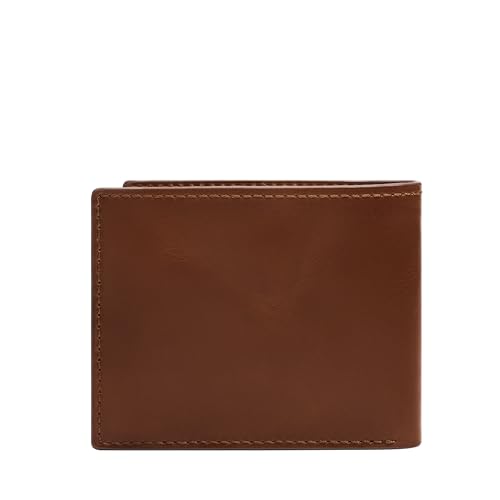 Fossil Men's Bifold Leather Wallet, Hayes Leather Bifold with Flip ID Wallet for Men, Brown by Fossil - Used condition - Image 5
