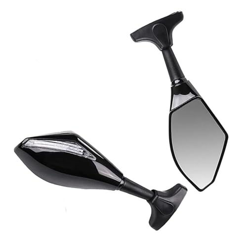 Pièce de moto Pour H-onda GSF 1200 BANDIT 2001 2002 2003 2004 2005 Rétroviseur Moto Avec Clignotants Rétroviseurs Arrière(Nero)