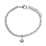 iXXXi Armband LEATHER TOP PART BASE silber