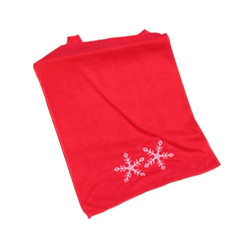 ABOOFAN Toalla para Lavar Platos Lindas Toallas de Cocina paños de Cocina paño de Cocina Reutilizable de Nieve Toalla baño Lavar la Toalla paño de Cocina de Navidad Rojo